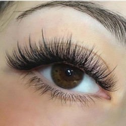Kiểu mi Katun dày phong cách châu Âu mang đến vẻ đẹp sắc sảo, cuốn hút và cực kỳ nổi bật.
